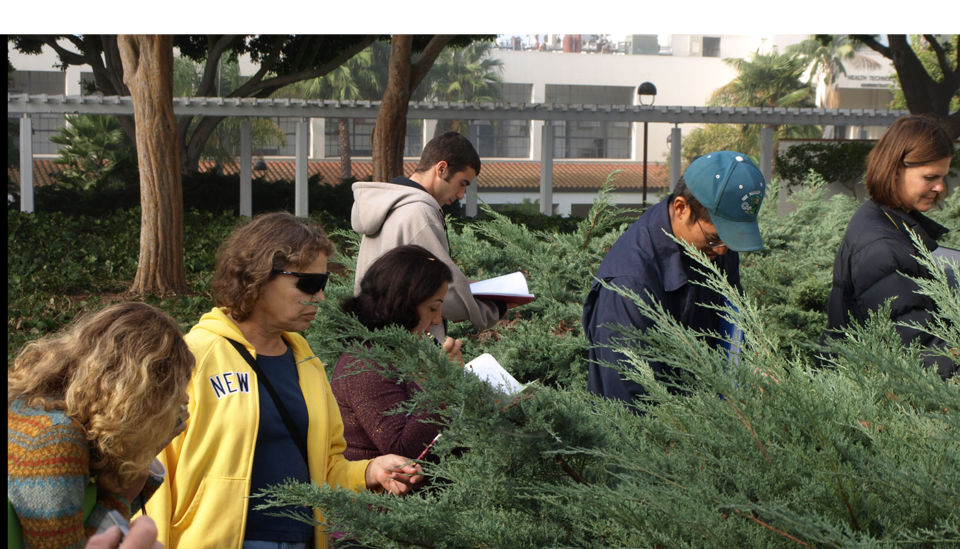 Environmental horticulture students