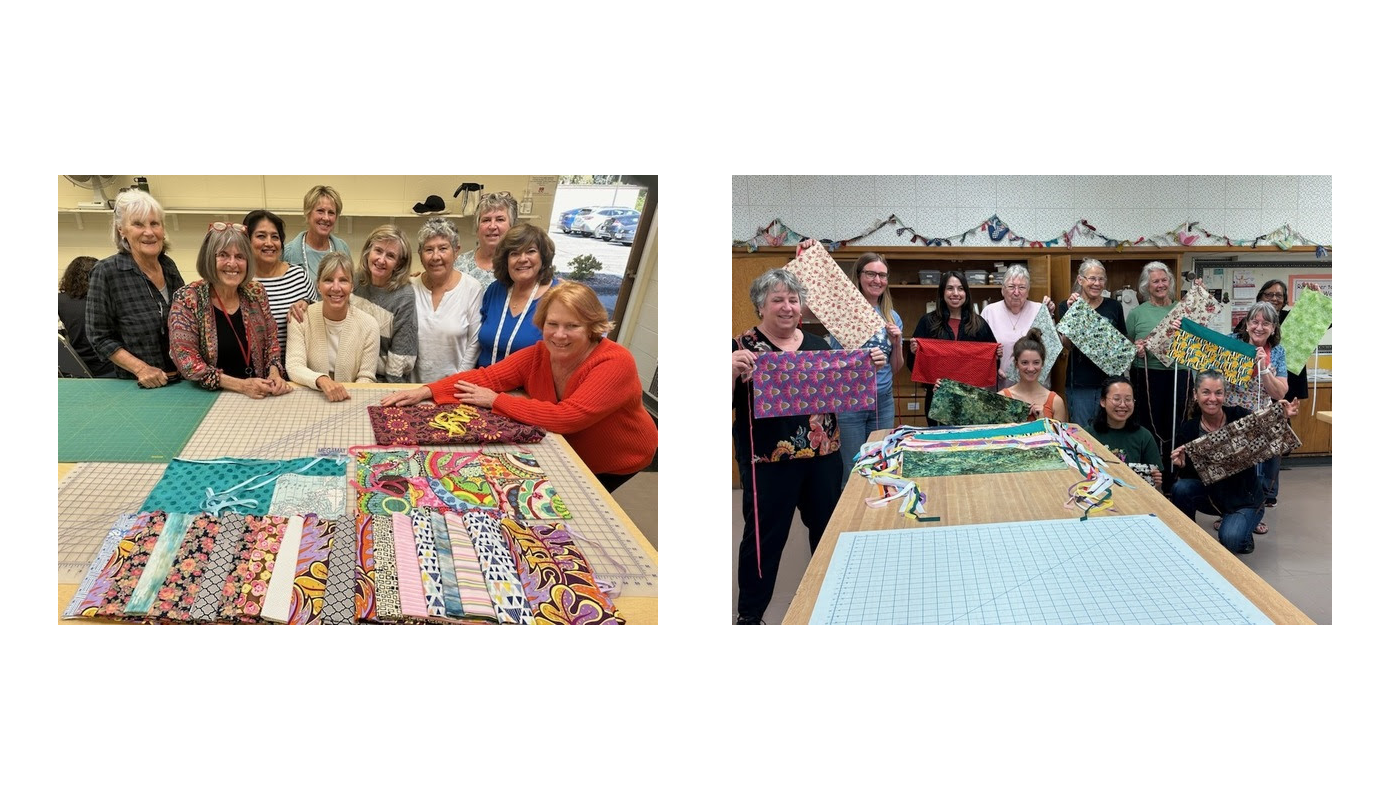 SBCC School of Extended Learning students offer community comfort via aprons and quilts